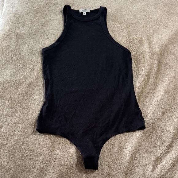 Agolde Rianne High Neck Ribbed Bodysuit - Picture 2 of 11